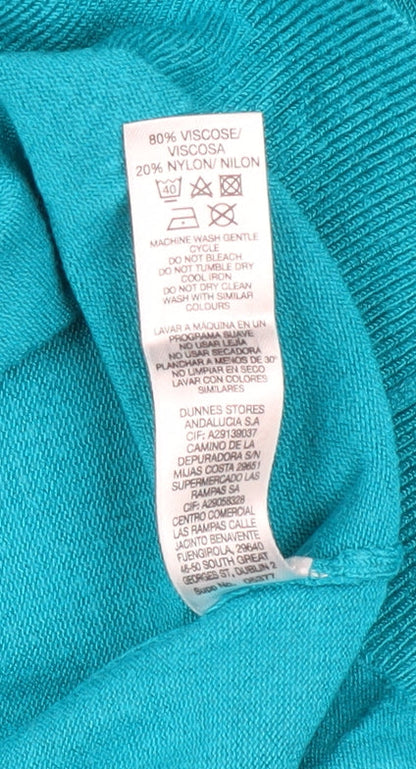 Womens UK Size 2XL St. Bernard for Dunnes Stores Blue Pullover Jumper