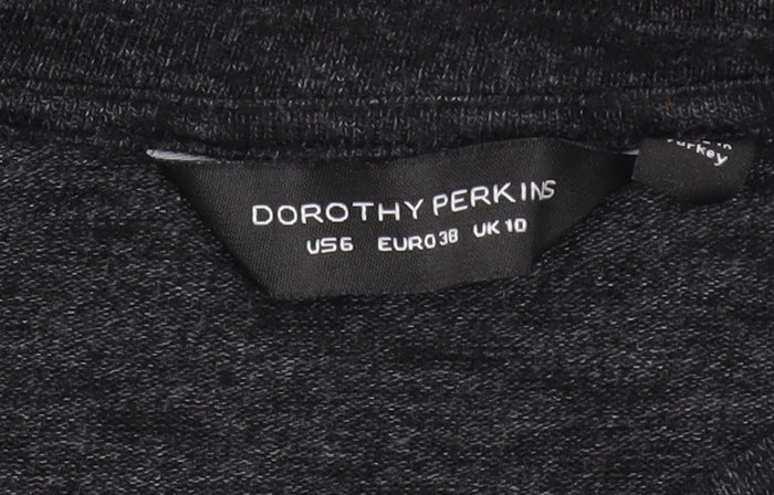 Womens UK Size 10 Dorothy Perkins Grey Pullover Jumper