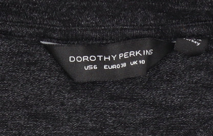 Womens UK Size 10 Dorothy Perkins Grey Pullover Jumper