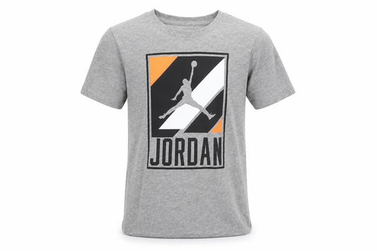 Boys UK Size 12-13 Years Jordan Grey Basic T-Shirt