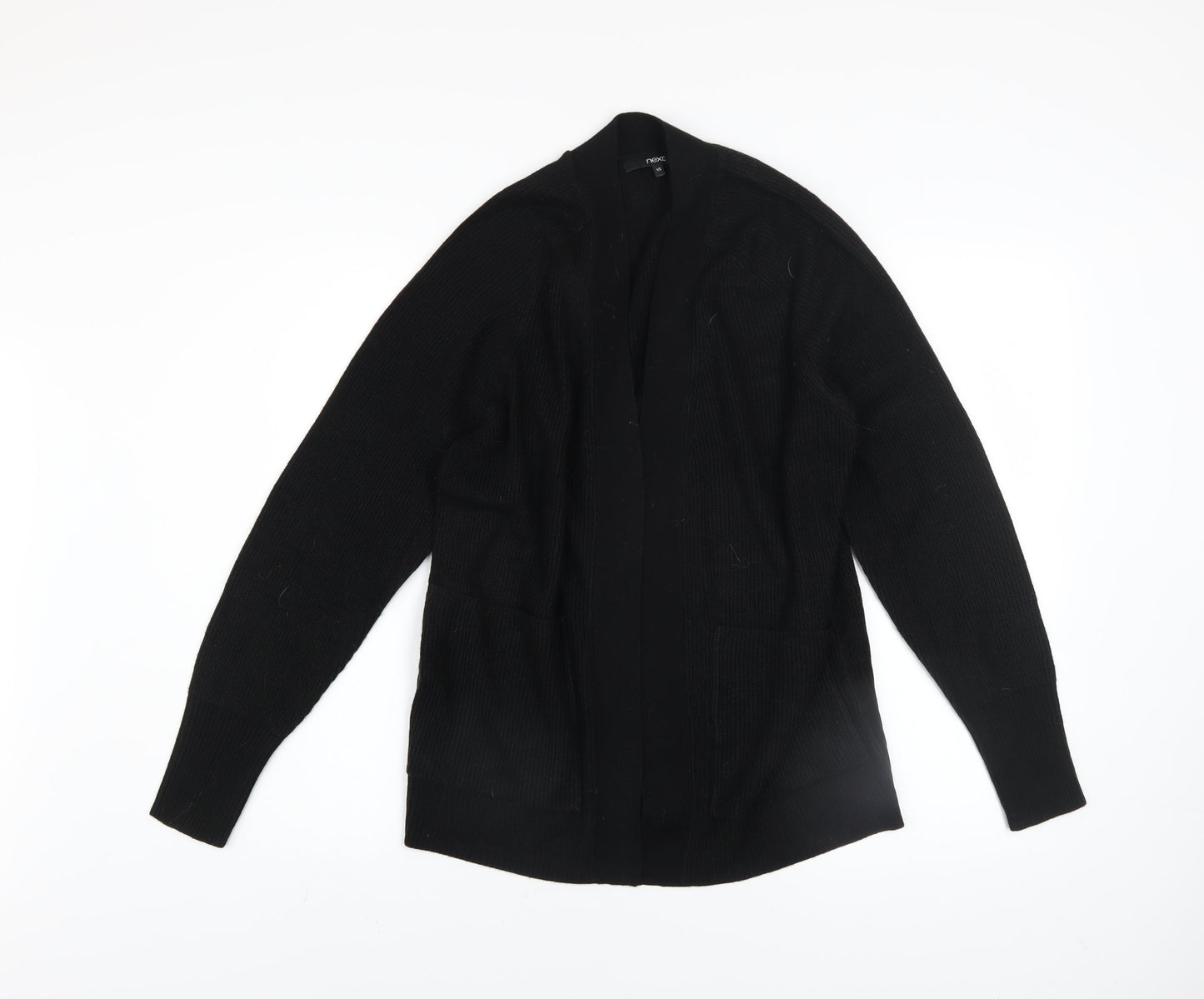 Womens UK Size XS NEXT Black Cardigan Jumper