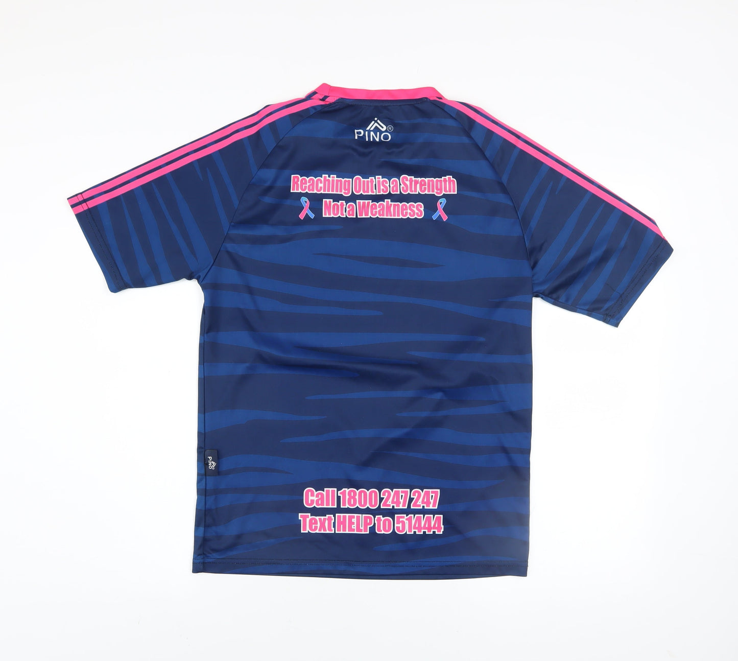Mens UK Size S PINO Blue FootballRunning & JoggingGym & Training T-Shirt