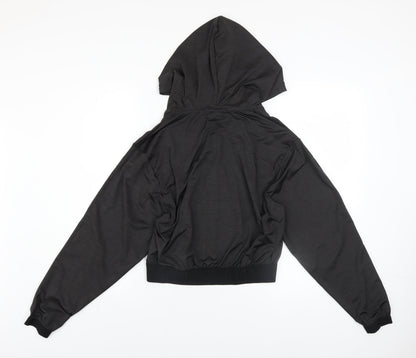 Womens UK Size 10 PUMA Black Full Zip Hoodie