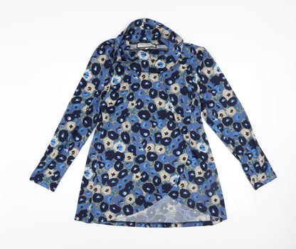 Womens UK Size 10 Paco Boutique Blue Tunic Jumper