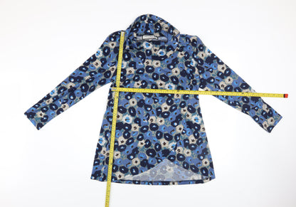 Womens UK Size 10 Paco Boutique Blue Tunic Jumper