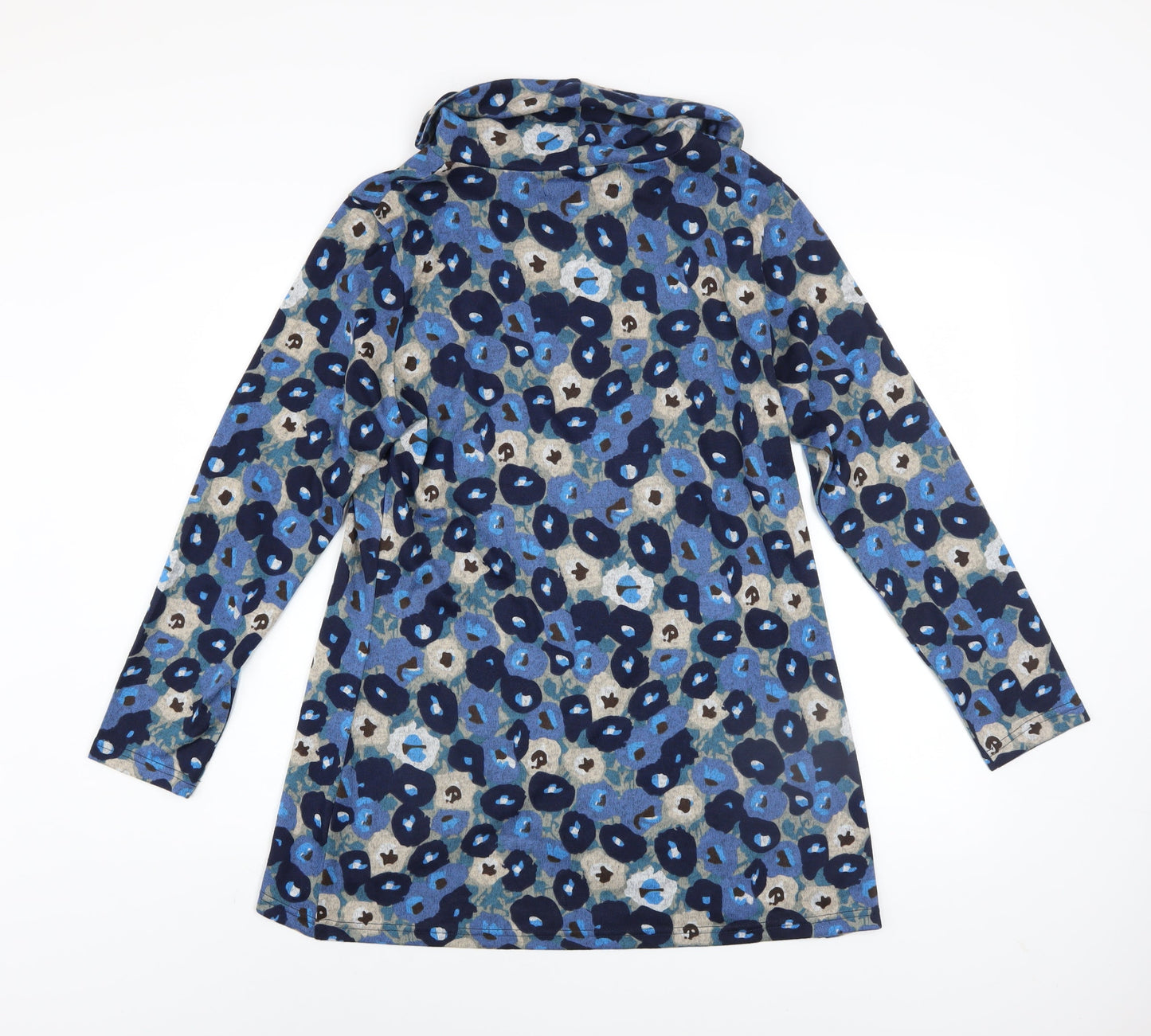Womens UK Size 10 Paco Boutique Blue Tunic Jumper