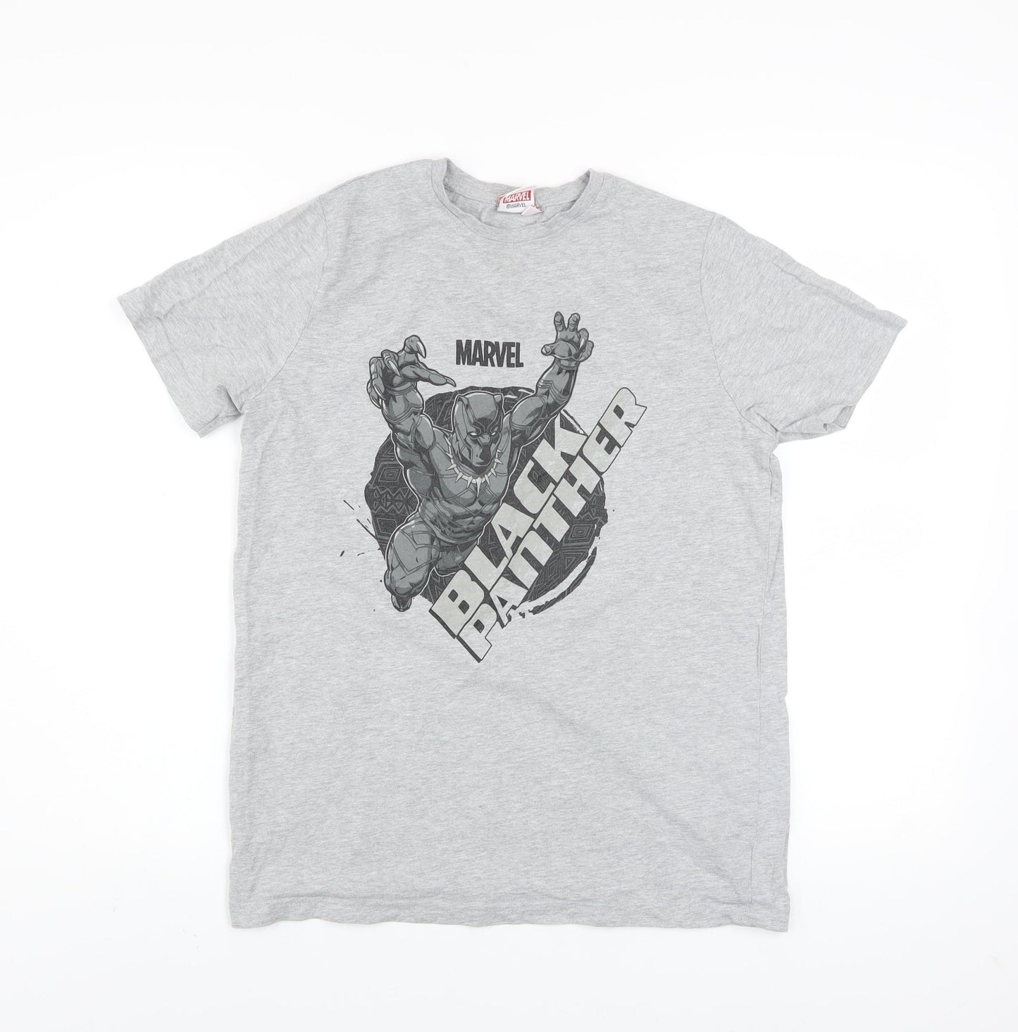 Boys UK Size 12-13 Years Marvel Grey Basic T-Shirt