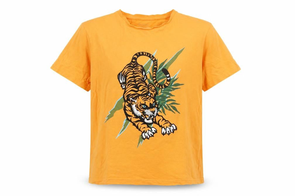 Boys UK Size 13-14 Years Primark Orange Basic T-Shirt