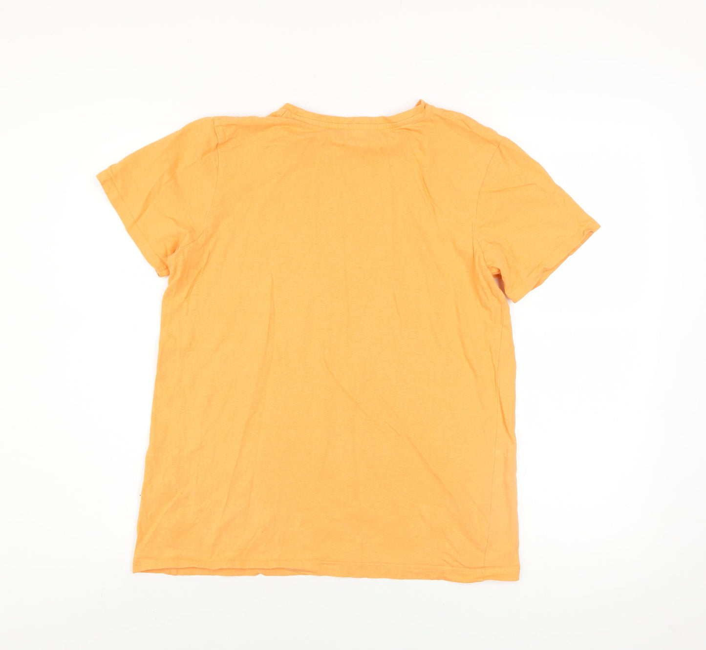 Boys UK Size 13-14 Years Primark Orange Basic T-Shirt