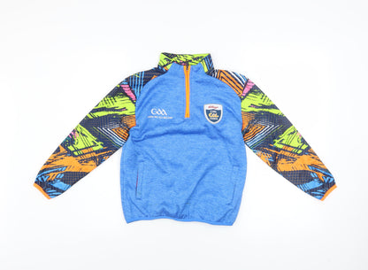 Azzurri Boys Blue 2 Years 1/4 Zip Sports Sweatshirt GAA Cool Camps
