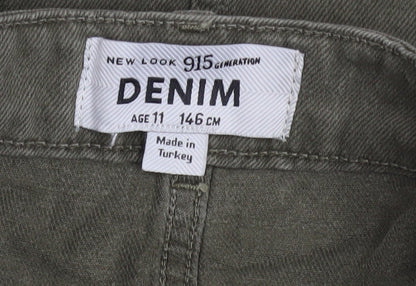Teens UK Size 11 Years New Look Straight & Pencil Denim Skirt