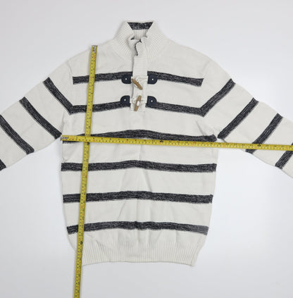 Mens UK Size L Armand Thiery White Pullover Jumper