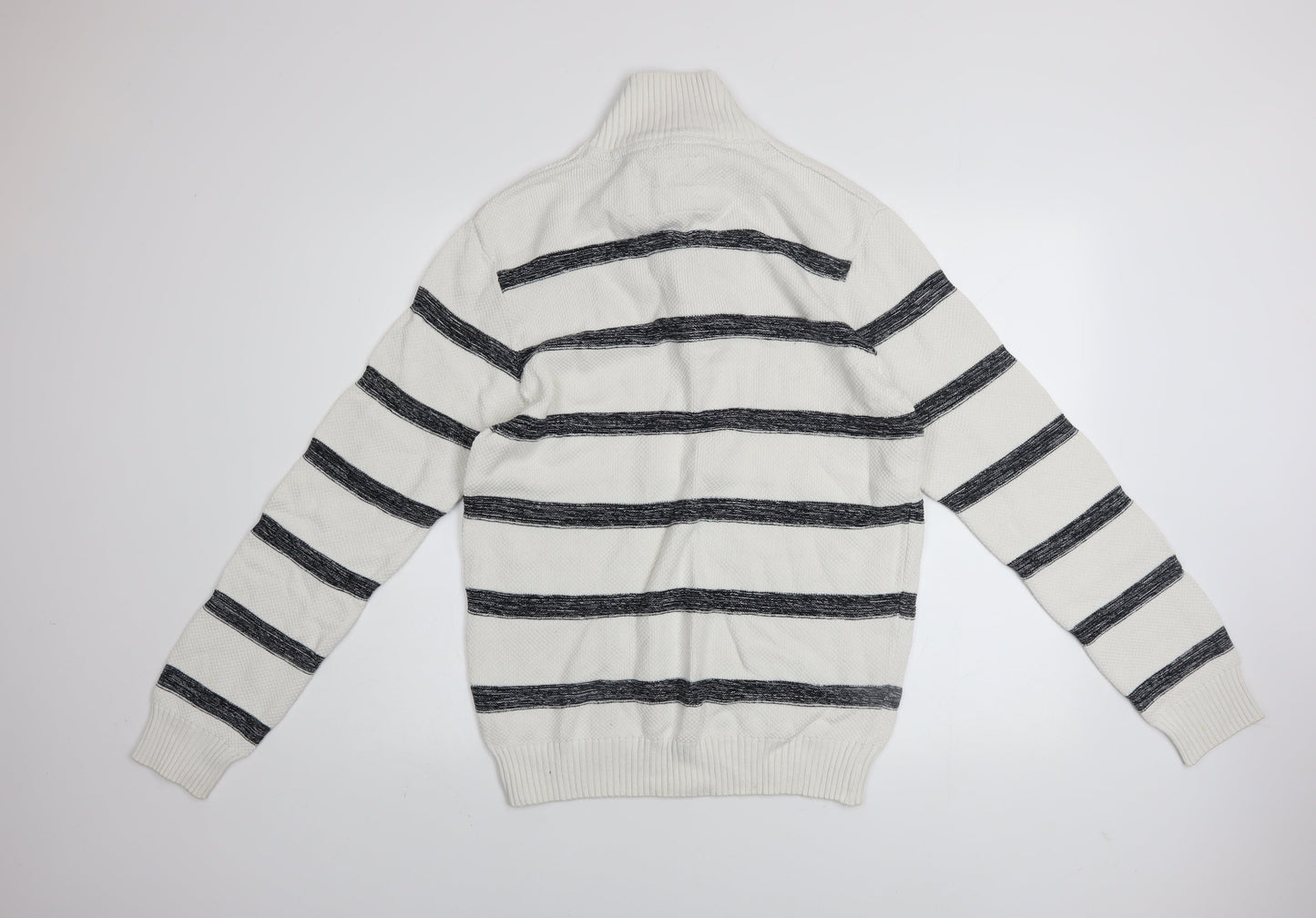 Mens UK Size L Armand Thiery White Pullover Jumper