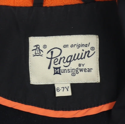 Boys UK Size 6-7 Years Penguin by Munsingwear Multicoloured Puffer Jacket
