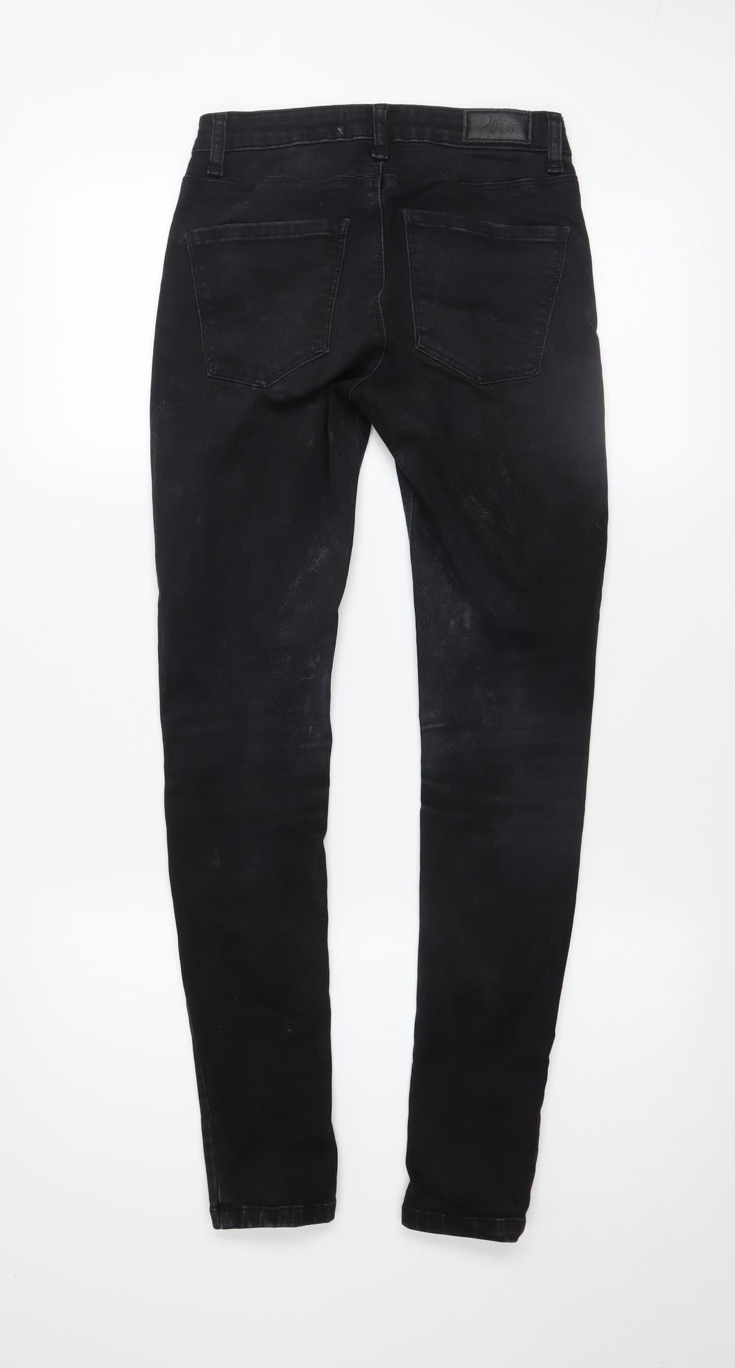 Womens UK Size 6 Poco by Pippa Slim Fit Skinny Black Jeans