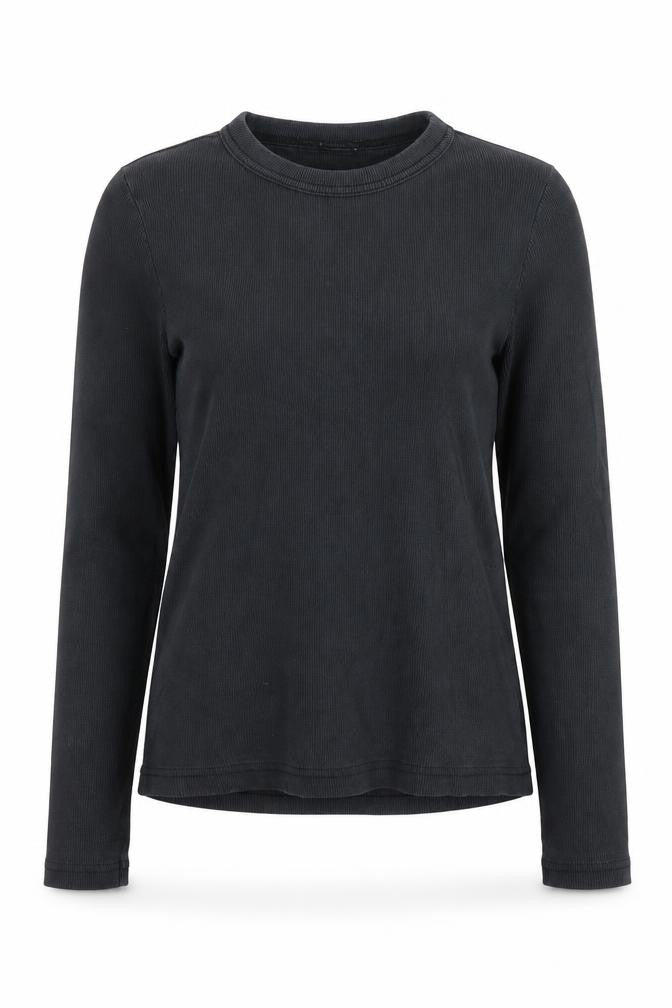 Womens UK Size S Zara Black Basic T-Shirt