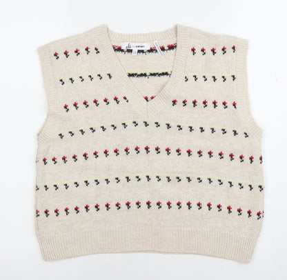 Teens UK Size XS Koton Beige Vest Jumper