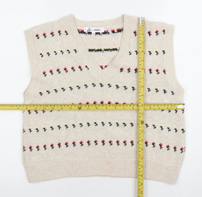 Teens UK Size XS Koton Beige Vest Jumper