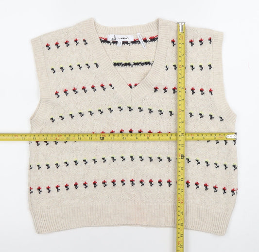 Teens UK Size XS Koton Beige Vest Jumper