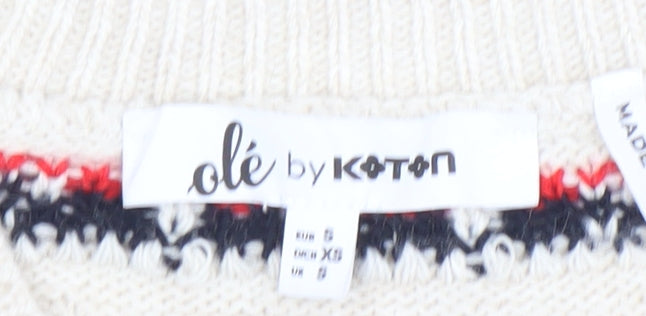 Teens UK Size XS Koton Beige Vest Jumper