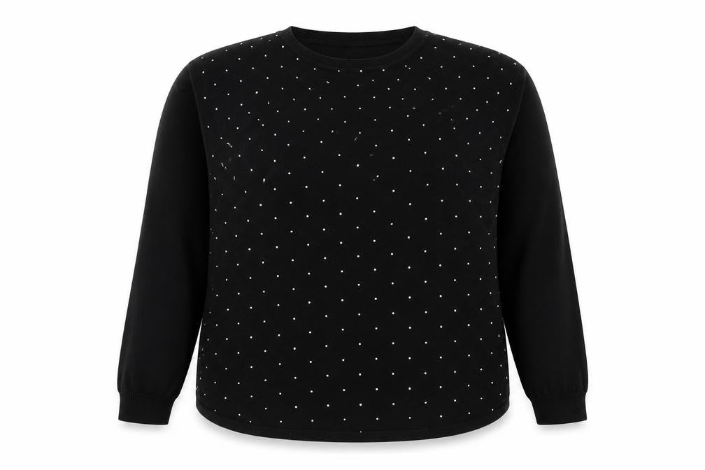 Womens UK Size 18 Bonmarche Black Basic T-Shirt