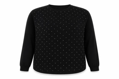 Womens UK Size 18 Bonmarche Black Basic T-Shirt