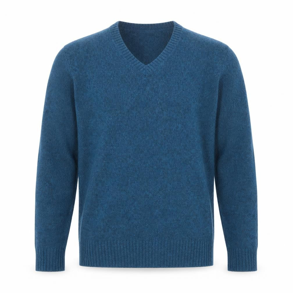 Mens UK Size M Uniqlo Blue Pullover Jumper