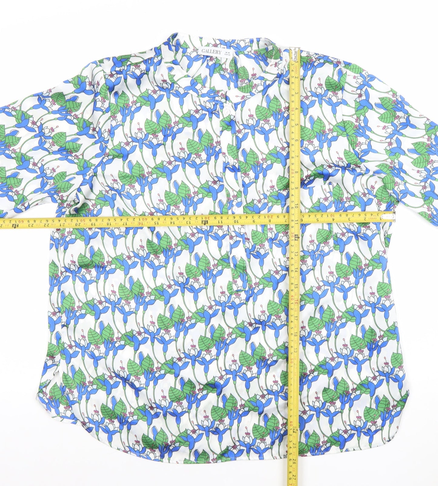 Womens UK Size 16 Gallery Multicoloured Tunic Blouse