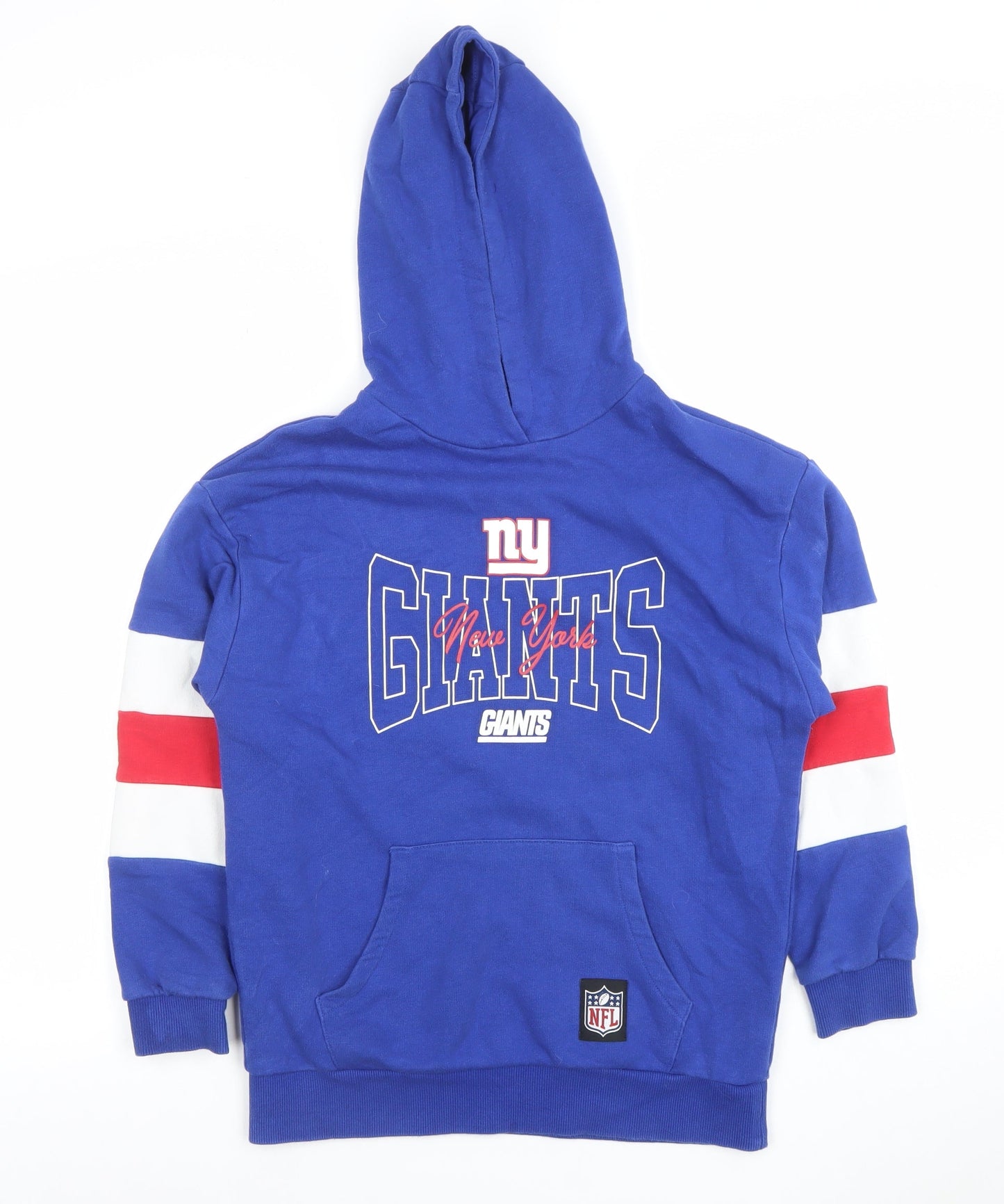 Boys UK Size 10-11 Years NFL Blue Pullover Hoodie