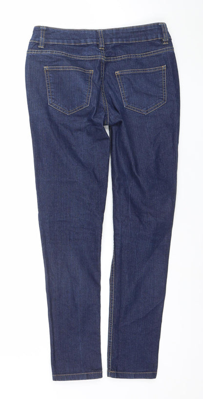 Womens UK Size 8 C&A Slim Fit Skinny Blue Jeans