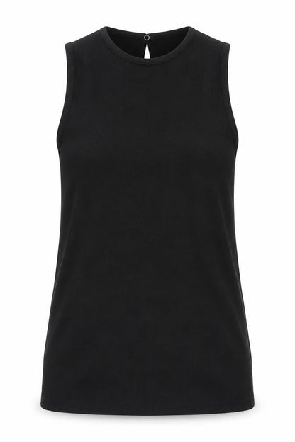 Womens UK Size XS Mango Black Basic Blouse