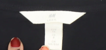 Womens UK Size 8 H&M T-Shirt Dress