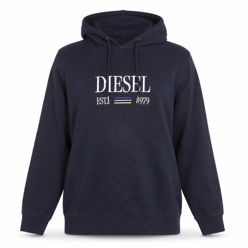 Womens UK Size M Diesel Black Pullover Hoodie