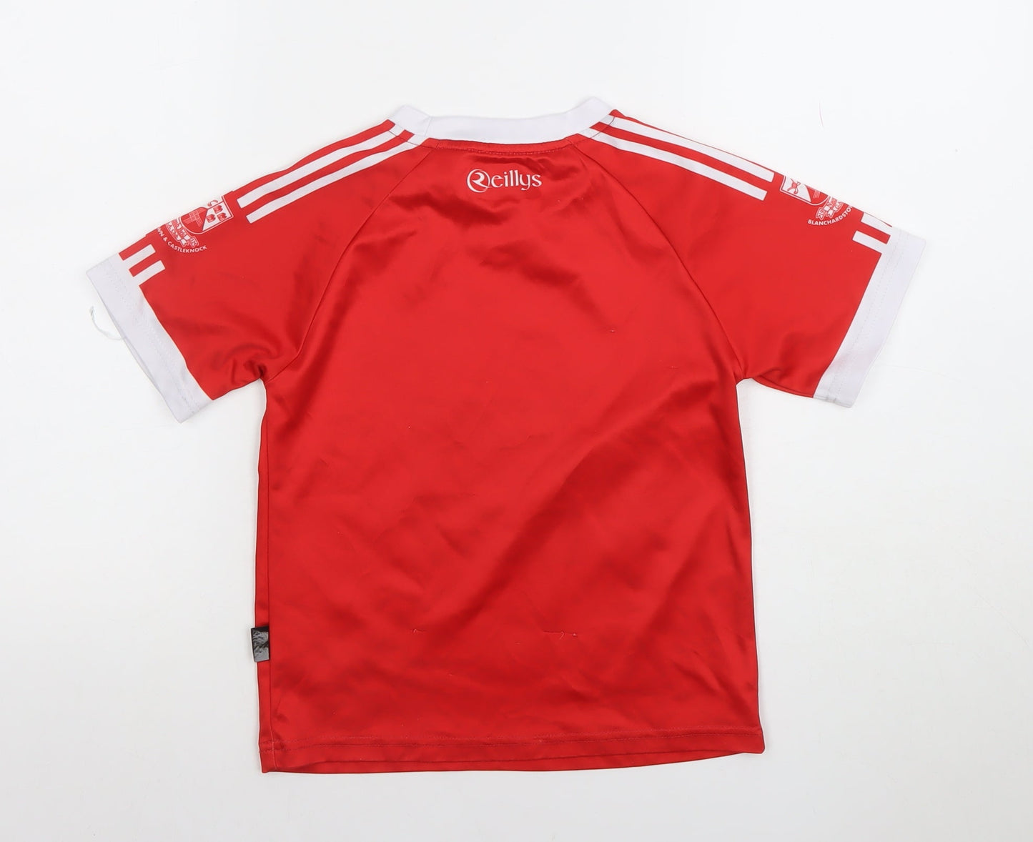 O'Reillys Boys Red 7-8 Years Football Jersey T-Shirt