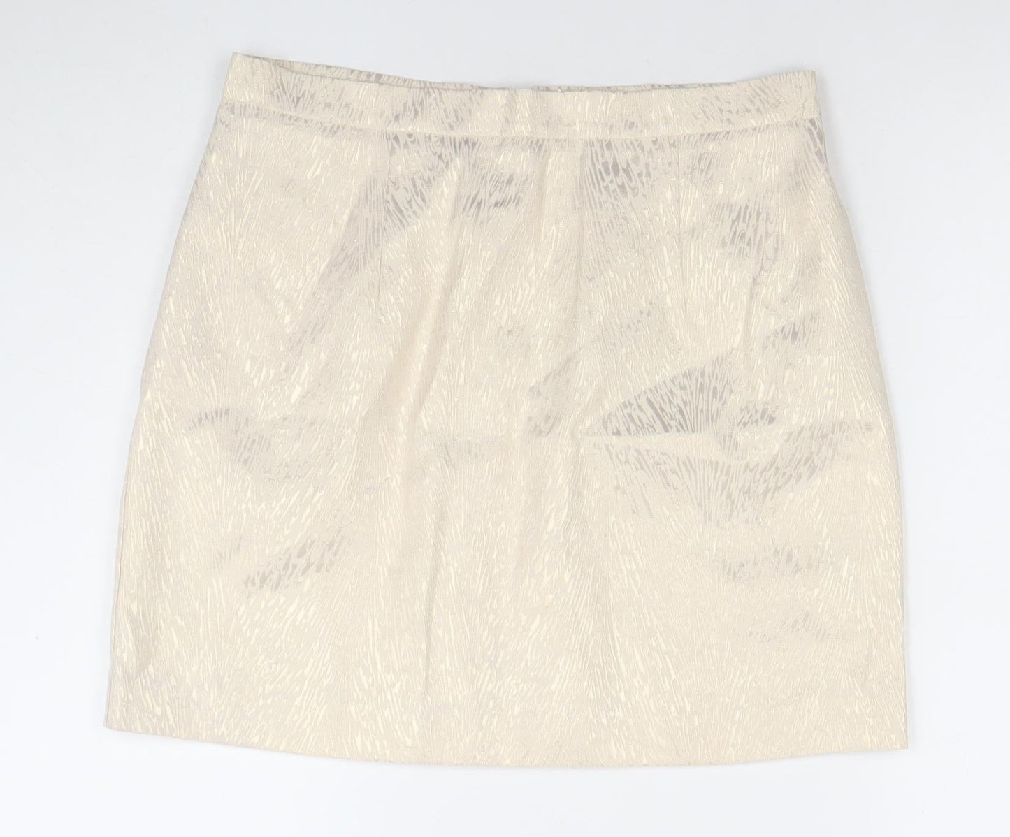 Womens UK Size 12 River Island Straight & Pencil Jacquard Skirt