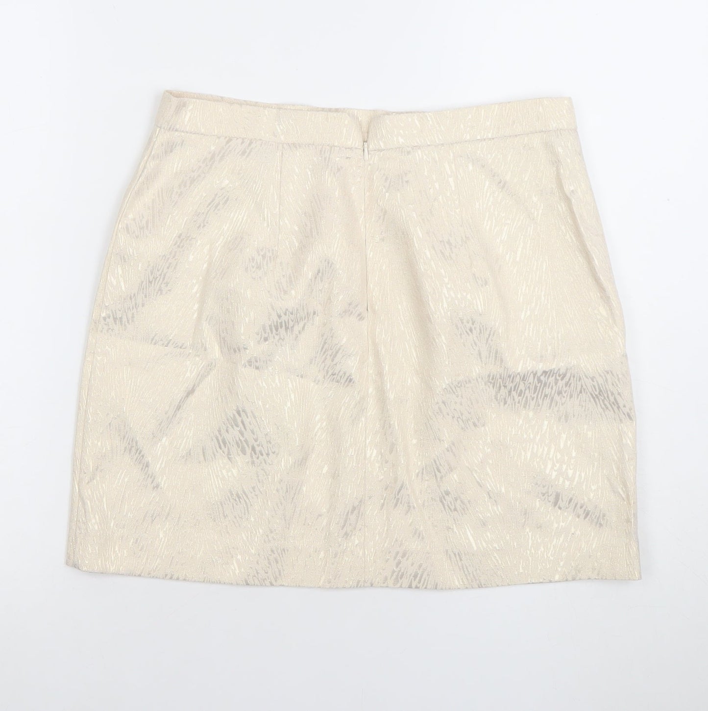 Womens UK Size 12 River Island Straight & Pencil Jacquard Skirt