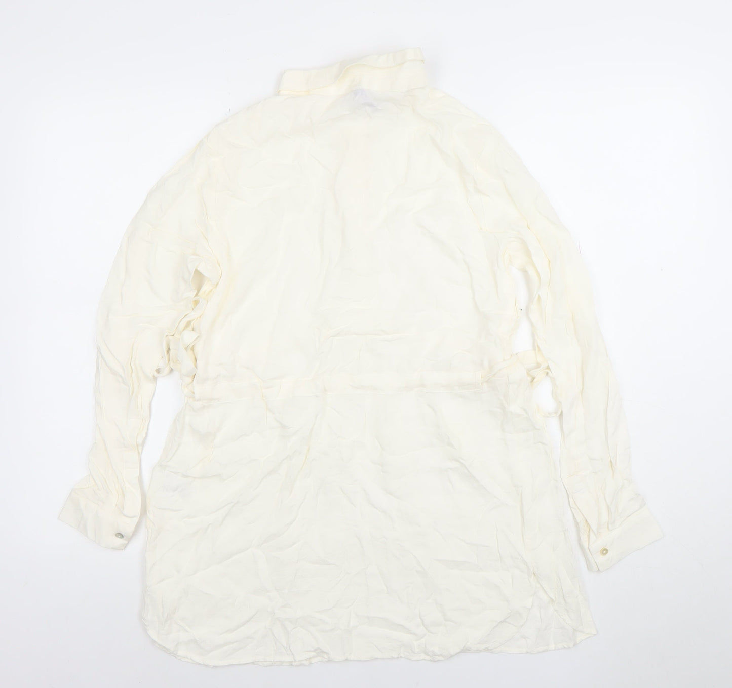 Womens UK Size 12 Seraphine Ivory Tunic Blouse