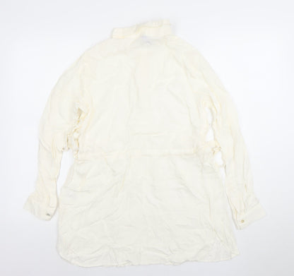 Womens UK Size 12 Seraphine Ivory Tunic Blouse