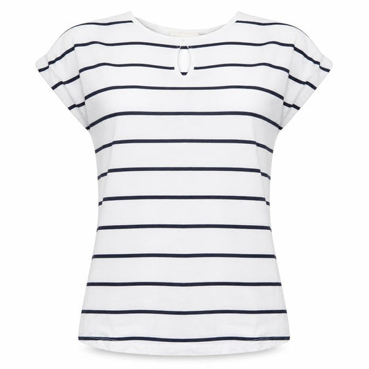 Womens UK Size M JoJo Maman Bébé White Basic T-Shirt