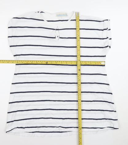 Womens UK Size M JoJo Maman Bébé White Basic T-Shirt