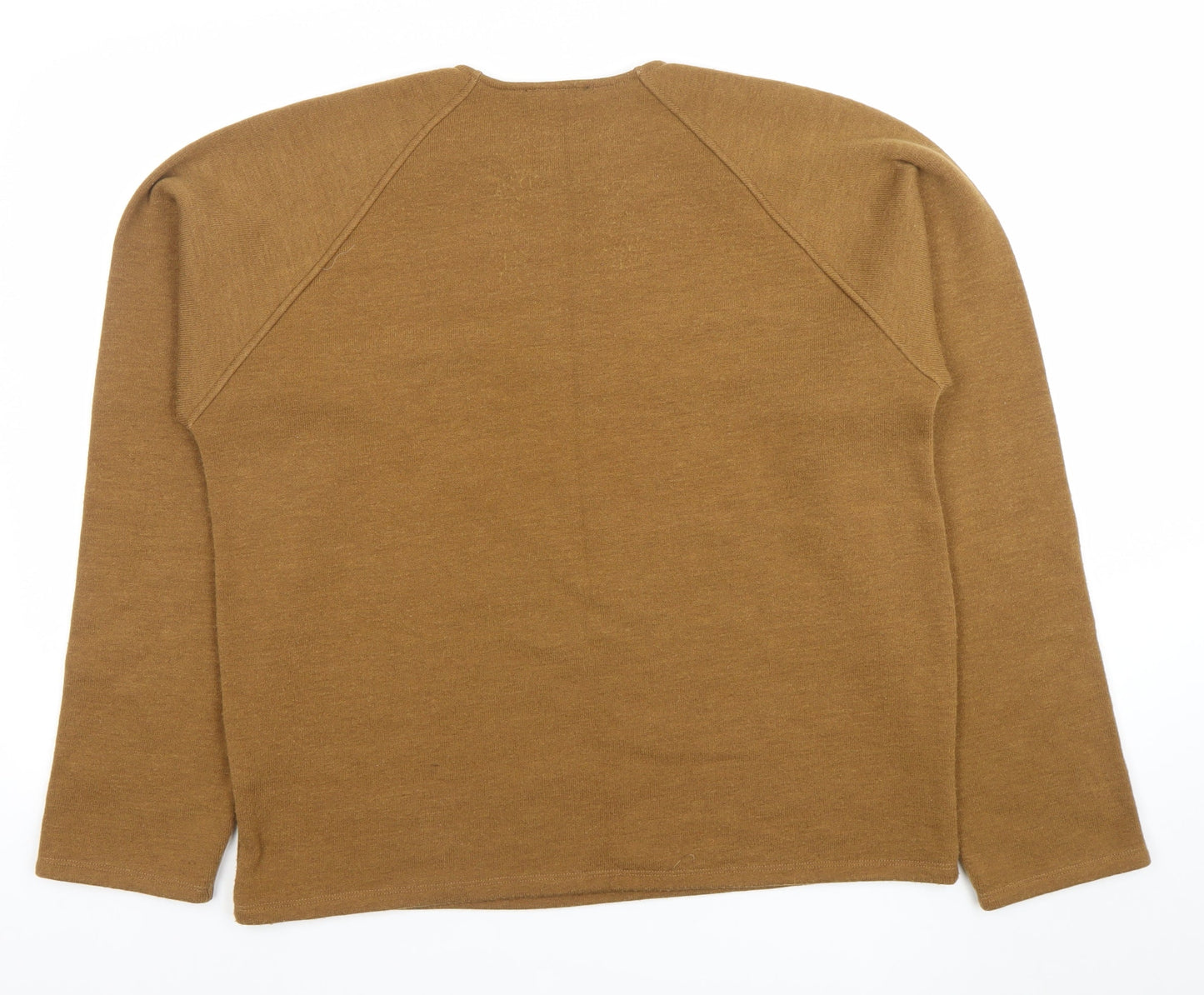Womens UK Size M Zara Brown Pullover Jumper