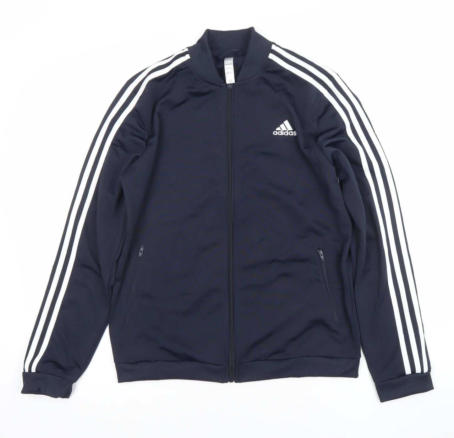 Womens UK Size M adidas Blue Full Zip Sweatshirt