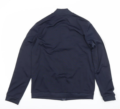 Womens UK Size M adidas Blue Full Zip Sweatshirt
