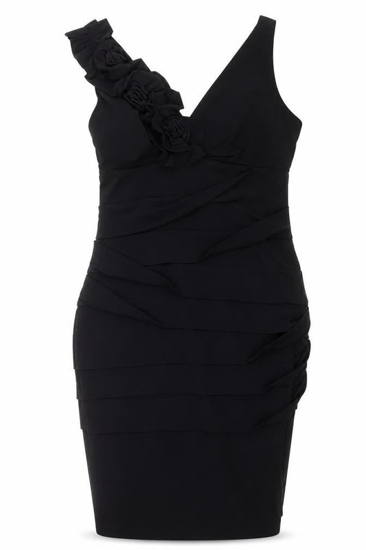 Womens UK Size 6 Valerie Bertinelli One Shoulder Dress