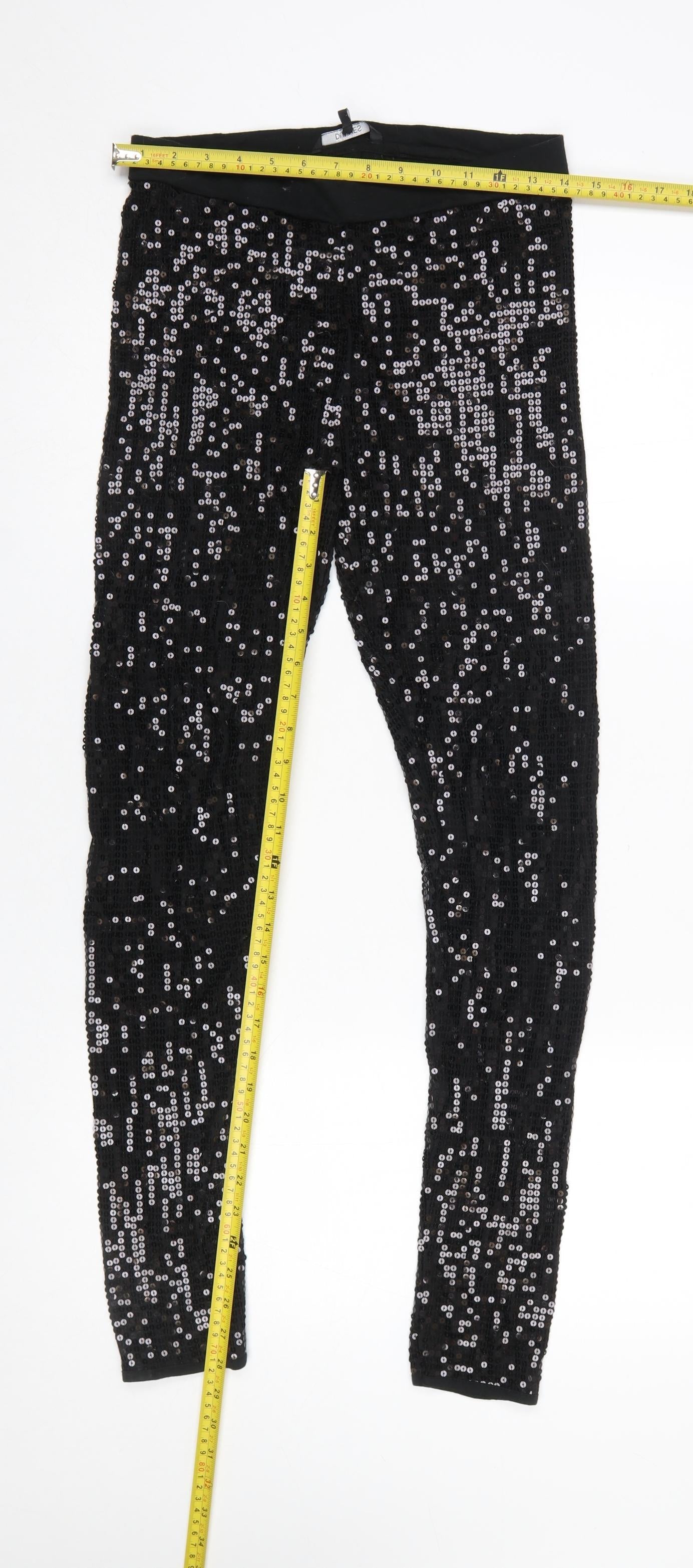 Womens UK Size L St. Bernard for Dunnes  Leggings Black Leggings