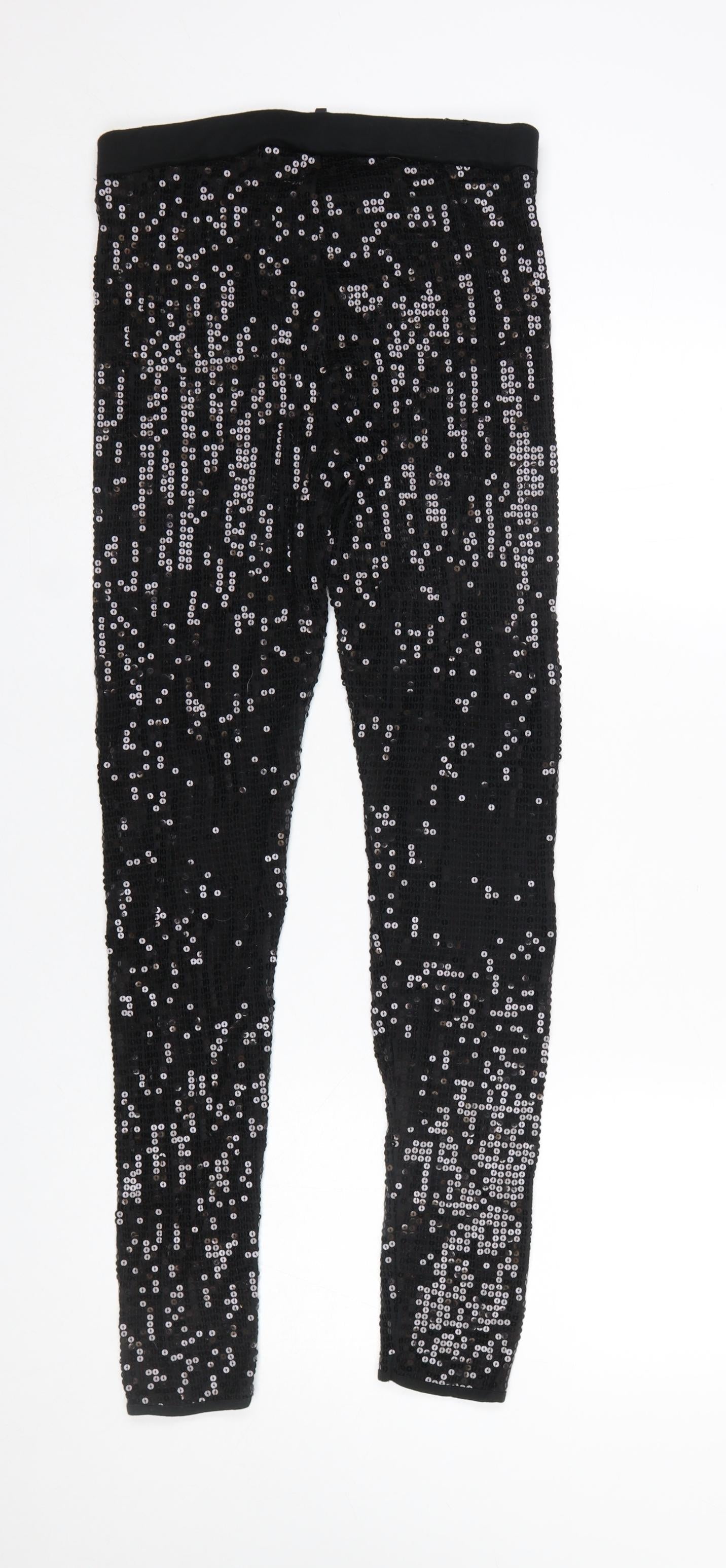 Womens UK Size L St. Bernard for Dunnes  Leggings Black Leggings