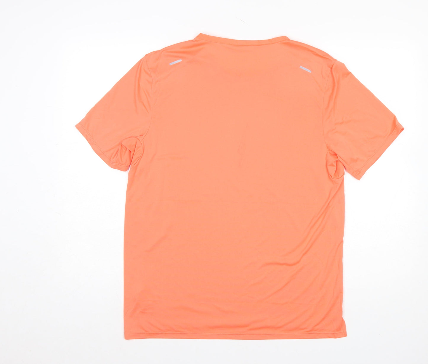 Mens UK Size M Nike Orange Running & JoggingGym & TrainingFootball T-Shirt