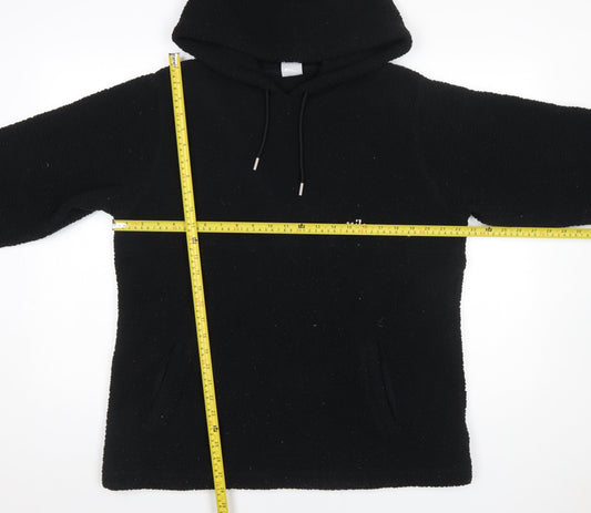 Womens UK Size L Nike Black Pullover Hoodie