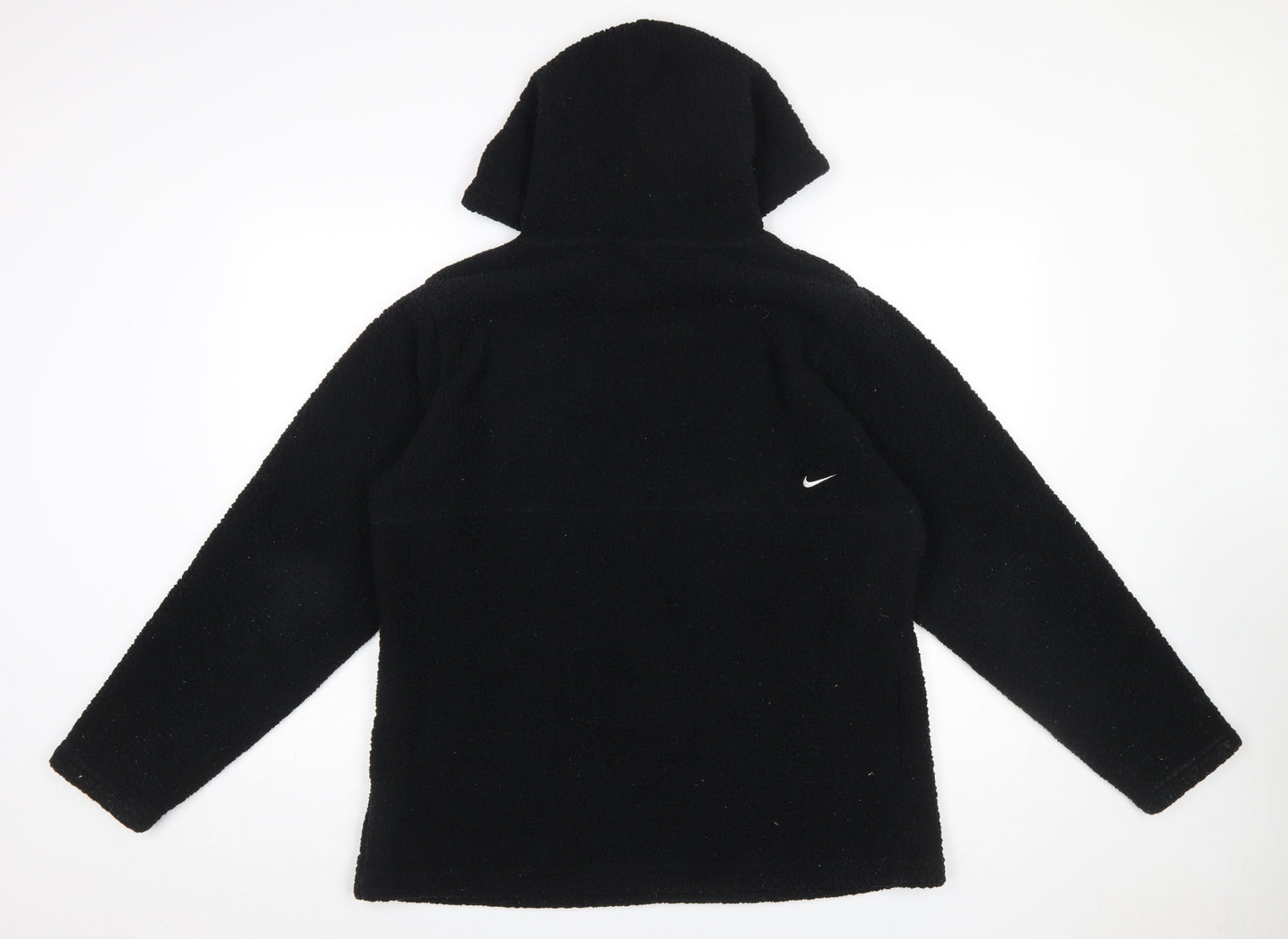 Womens UK Size L Nike Black Pullover Hoodie