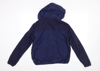 Mens UK Size M PUMA Blue Windbreaker Coat